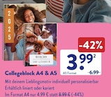 Collegeblock A4 im Angebot bei ALDI SÜD in Meerbusch Collegeblock A4 Angebote bei ALDI SÜD Meerbusch für 3,99 €