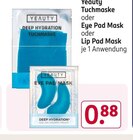 Tuchmaske, Eye Pad Mask oder Lip Pad Mask Angebote von Yeauty bei Rossmann Weimar für 0,88 €