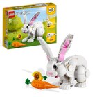 LEGO Creator 3in1 31133 Weißer Hase Tierspielzeug Konstruktionsspielzeug Angebote bei Thalia Leverkusen für 19,99 €