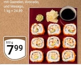 Aktuelle Garnelen Angebote bei GLOBUS in Halle (Saale) Aktuelles Sushi mit Garnelen, Avocado und Masago Angebot bei GLOBUS in Halle (Saale) ab 7,99 €