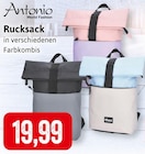 Rucksack im Angebot bei Kaufhaus Stolz in Neumünster Rucksack Angebote von Antonio World Fashion bei Kaufhaus Stolz Neumünster für 19,99 €