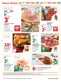 Offre Jambon dans le catalogue Auchan Supermarché du moment à la page 14