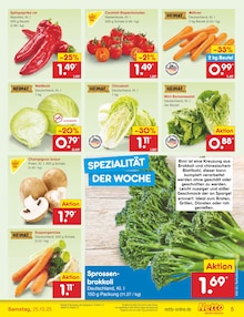 Broccoli Angebot im Netto Marken-Discount Prospekt, gültig von 20.10.2025 bis 25.10.2025 Broccoli Angebot im aktuellen Netto Marken-Discount Prospekt auf Seite 5