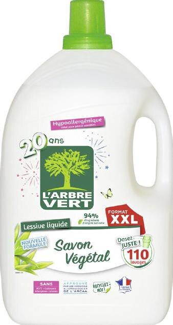 Promo L'Arbre vert lessive liquide savon chez Lidl