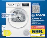 WTH85V04 Wärmepumpentrockner im Angebot bei EURONICS in Arnsberg WTH85V04 Wärmepumpentrockner Angebote von BOSCH bei EURONICS Arnsberg für 599,00 €