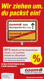 toom Baumarkt Prospekt für Halle (Saale): "Respekt, wer's selber macht.", 24 Seiten, 04.04.2026 - 10.04.2026