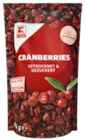 Cranberries von K-CLASSIC für 1,39 € bei Kaufland im Angebot Cranberries von K-CLASSIC im aktuellen Kaufland Prospekt