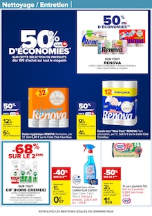 Promotion Nettoyeur Vitre dans le prospectus Carrefour, valable du 29/12/2025 au 12/01/2026 Promo Nettoyeur Vitre dans le catalogue Carrefour du moment à la page 64