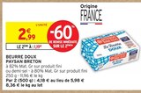 Beurre doux - Paysan Breton dans le catalogue Intermarché