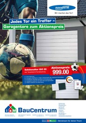 Aktueller i&M BauCentrum Baumarkt Prospekt in Schönburg und Umgebung, "Jedes Tor ein Treffer – Garagentore zum Aktionspreis" mit 2 Seiten, 13.04.2024 - 31.05.2024
