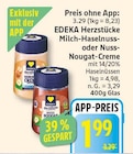 Aktuelles Herzstücke Milch-Haselnuss-Creme Angebot bei EDEKA in Berlin ab 1,99 €