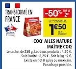 Coq' Ailes Nature - Maître Coq dans le catalogue Supeco