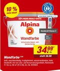 Wandfarbe Angebote von Alpina bei toom Baumarkt Lippstadt für 34,99 €