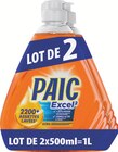 Liquide vaisselle - Paic Excel - Supermarchés Match à Lambersart Liquide vaisselle - Paic Excel en promo chez Supermarchés Match Lambersart à 2,79 €