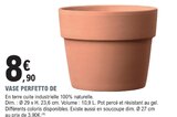 Vase Perfetto en promo à 8,90 € chez E.Leclerc Vase Perfetto dans le catalogue E.Leclerc