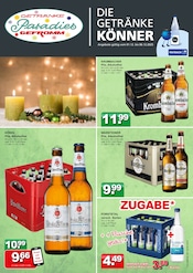 Aktueller Getränke Paradies Prospekt mit Tafelwasser, "DIE GETRÄNKEKÖNNER", Seite 1
