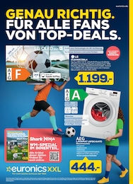 EURONICS Prospekt für Ahaus mit 14 Seiten EURONICS Prospekt für Ahaus: "GENAU RICHTIG. FÜR ALLE FANS VON TOP-DEALS.", 14 Seiten, 27.05.2026 - 07.06.2026