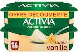 Yaourt aux probiotiques saveur vanille - Activia dans le catalogue Intermarché Super