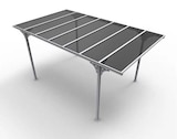 Carport en aluminium toit plat à Brico Dépôt dans Hibarette