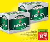 bier Angebote von Beck's bei Marktkauf Hof für 10,99 €