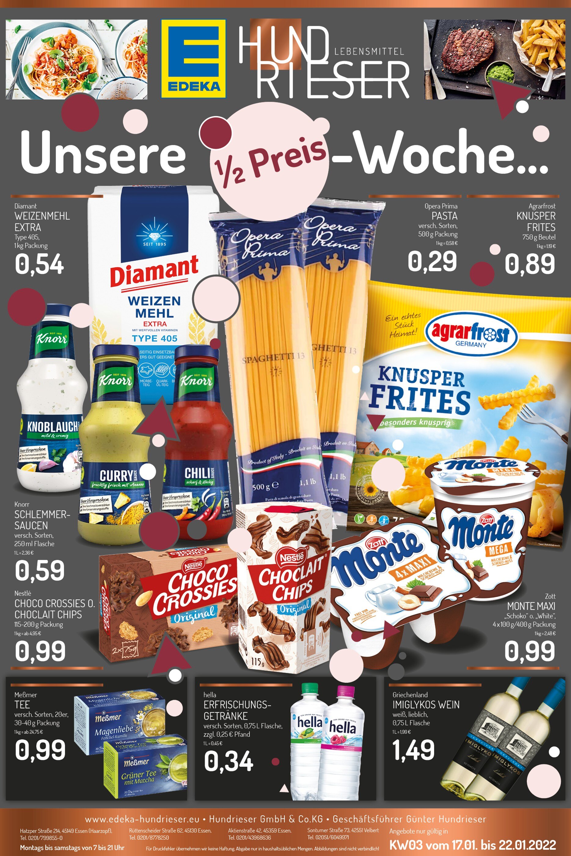 E center Prospekt für Velbert mit 5 Seiten E center Prospekt für Velbert: "Aktuelle Angebote", 5 Seiten, 17.01.2022 - 22.01.2022
