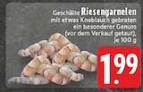EDEKA - Geschälte Riesengarnelen Angebot im Prospekt Geschälte Riesengarnelen bei EDEKA im Prospekt "" für 1,99 €