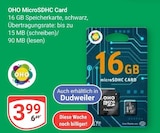 MicroSDHC Card von OHO im aktuellen GLOBUS Prospekt