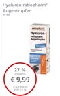 LINDA Premiumapotheke Dresden - Hyaluron-ratiopharm Augentropfen Angebot im Prospekt Hyaluron-ratiopharm Augentropfen bei LINDA Premiumapotheke im Dresden Prospekt für 9,99 €