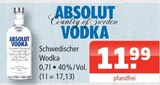 Vodka Angebote von Absolut bei Getränke Oase Beckum für 11,99 €