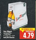 Spanisches Bier von San Miguel im aktuellen E center Prospekt