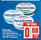 Frischkäsezubereitung von Philadelphia im aktuellen EDEKA Prospekt für 0,88 €