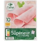 Jambon Supérieur "Maxi Format" - CARREFOUR EXTRA en promo chez Carrefour Jambon Supérieur "Maxi Format" - CARREFOUR EXTRA dans le catalogue Carrefour
