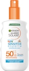 Kids Sensitive Expert+ Sonnenschutz-Spray LSF 50+ von Garnier Ambre Solaire für 7,95 € bei Rossmann im Angebot Kids Sensitive Expert+ Sonnenschutz-Spray LSF 50+ von Garnier Ambre Solaire im aktuellen Rossmann Prospekt