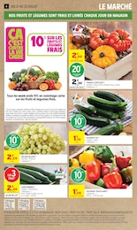 Prix et réduction Raisin dans le prospectus Intermarché Super en cours Offre Raisin dans le catalogue Intermarché Super du moment à la page 4