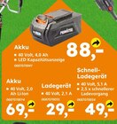 Akku 40 Volt, 4,0 Ah Angebote von Primaster bei Globus-Baumarkt Würzburg für 29,00 €