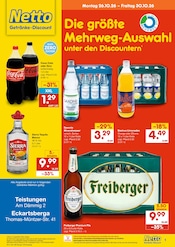 Aktueller Netto Marken-Discount Discounter Prospekt in Leinefelde und Umgebung, "DER ORT, AN DEM DU IMMER AUSGEZEICHNETE PREISE FINDEST." mit 2 Seiten, 26.10.2026 - 31.10.2026