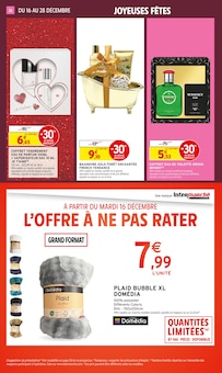 Promotion Plaid dans le prospectus Intermarché Super, valable du 16/12/2025 au 28/12/2025 Promo Plaid dans le catalogue Intermarché Super du moment à la page 36