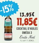 Cocktail d'Huiles Oméga 3 - EMILE NÖEL à 11,85 € dans le catalogue Naturalia