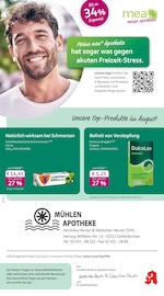 mea - meine apotheke Apotheken Prospekt der aktuellen Woche mit 4 Seiten, gültig von 01.08.2026 bis 31.08.2026, in Übach-Palenberg und Umgebung Aktueller mea - meine apotheke Apotheken Prospekt in Übach-Palenberg und Umgebung, "Unsere August-Angebote" mit 4 Seiten, 01.08.2026 - 31.08.2026