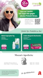 mea - meine apotheke Prospekt für Nürnberg: "Unsere Mai-Angebote", 4 Seiten, 01.05.2026 - 31.05.2026