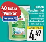 Waschmittel Pulver von Frosch im aktuellen EDEKA Prospekt für 4,49 €