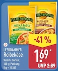 Reibekäse Pizza & Pasta Genuss im ALDI Nord Prospekt Reibekäse Pizza & Pasta Genuss von Leerdammer im aktuellen ALDI Nord Prospekt für 1,69 €