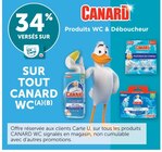 34% versés sur ma carte u sur tout CANARD wc - CANARD - Hyper U à Vannes 34% versés sur ma carte u sur tout CANARD wc - CANARD en promo chez Hyper U Vannes