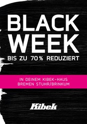 Kibek Möbel & Einrichtung Prospekt der aktuellen Woche mit 17 Seiten, gültig von 17.11.2025 bis 30.11.2025, in Bockhorn und Umgebung Aktueller Kibek Möbel & Einrichtung Prospekt in Bockhorn und Umgebung, "BLACK WEEK" mit 17 Seiten, 17.11.2025 - 30.11.2025