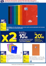 Prix et réduction Clairefontaine dans le prospectus Carrefour en cours Offre Clairefontaine dans le catalogue Carrefour du moment à la page 103