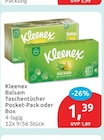 Aktuelle Taschentücher Angebote bei budni in Berlin Aktuelles Balsam Taschentücher Pocket-Pack Angebot bei budni in Berlin ab 1,39 €