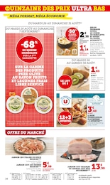 Prix et réduction Charcuterie Italienne dans le prospectus Super U en cours Offre Charcuterie Italienne dans le catalogue Super U du moment à la page 28