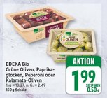 Grüne Oliven von EDEKA Bio für 1,99 € bei EDEKA im Angebot Grüne Oliven von EDEKA Bio im aktuellen EDEKA Prospekt