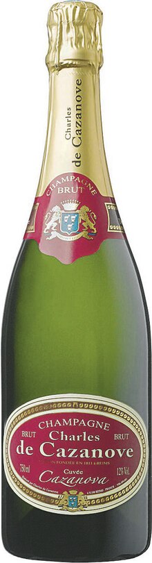 Champagne Cuvée Cazanova - Géant Casino à Grenoble Champagne Cuvée Cazanova en promo chez Géant Casino Grenoble à 16,20 €