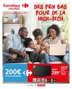 Catalogue Carrefour Market à Lambersart, avec 16 pages Prospectus Carrefour Market à Lambersart, "Des prix bas pour de la high-tech", 16 pages, 02/06/2020 - 21/06/2020